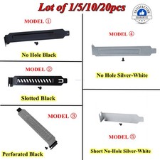 PCI Slot Cover Hard Steel Mesh Dust Filter Blanking Plate Desktop PC GPU Shield