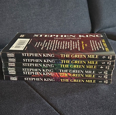 #7270P# Stephen King   The Green Mile (Komplette Erstausgabe, Bände 1-6)