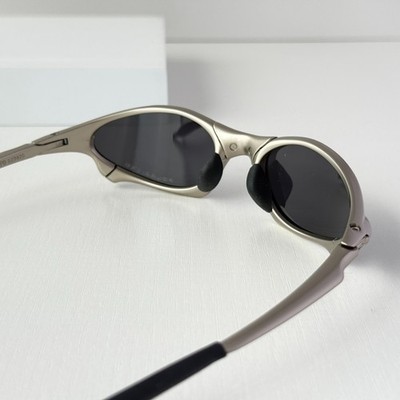 Oakley Penny X-Metal Sunglasses Silver Frame Black Lens Classic | eBay