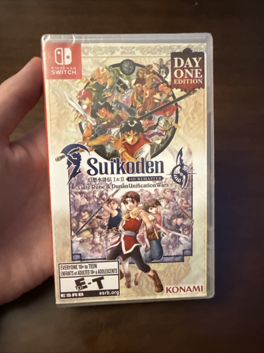 Nintendo Switch Suikoden ps 1 Suikoden I&II HD Remaster Gate Rune and Dunan Unification