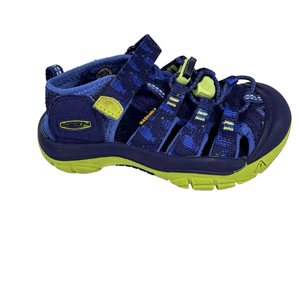 Niños Jóvenes Keen Sandalias Newport H2 Zapatos Impermeables Azul Verde Lima Talla 10 Foto 4 de 4