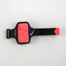 Nike Cell Phone Armband Black/Red Hook Loop Fasteners IPhone 5, 5C