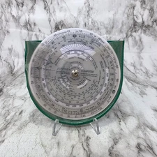 Jeppesen Flight Computer Model CR-2 Circular Slider Rule with Case