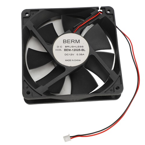 12V Axial Exhaust Fan Dual Ball Bearing Fan Smoke Extractor Flame Retardant - Afbeelding 3 van 22