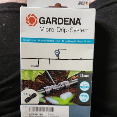 GARDENA Micro-Drip-System Verbinder 13 mm 4,6 mm Connector Raccord