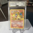 AGS 10 GEM MINT 💎 - Charizard 4/102 Celebrations: Classic Collection Holo