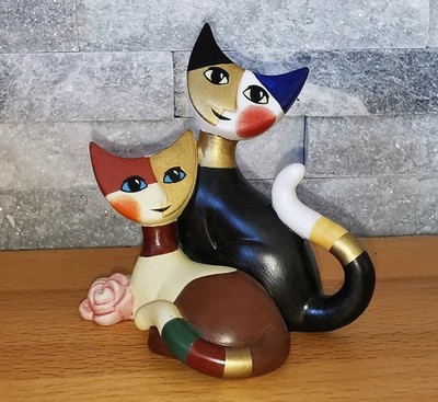 Rosina Wachtmeister Katze   EMILIA E ROBERTO   GOEBEL   JAHR 2009   RAR   TOP