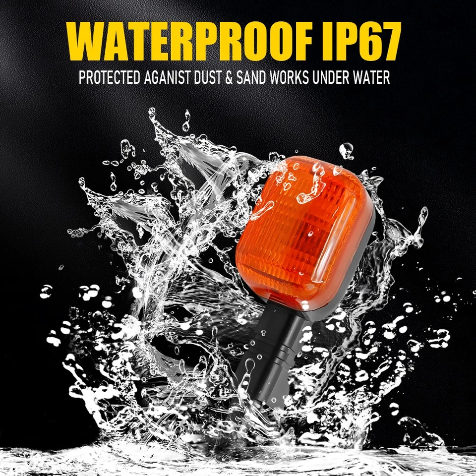 2x For BMW F650GS F650CS F650ST Waterproof Rear Amber Turn Signal Lights Kit EJJ - Image 4 of 4