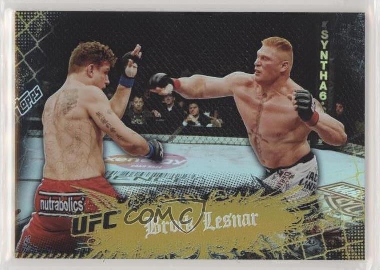 2010 Topps UFC Main Event Gold Brock Lesnar #66 0d2s