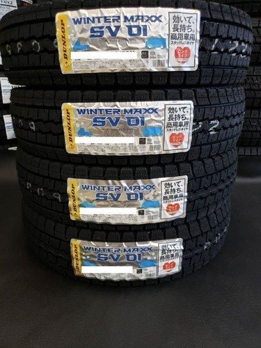 DUNLOP WINTER MAXX SV01 145R12 6PR Studless Tire Winter set of 4 - Picture 3 of 7