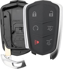 Key Fob Shell Case Compatible with 2015 2016 2017 - 6 Buttons-1