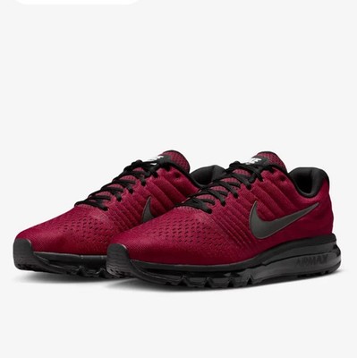 Brand New Air Max 2017 \'Team Res\' Size Men\'s 11 Sku 849559 603 Nike Air Max 2017 Team Red Black Running Workout Shoe 849559  main image 3