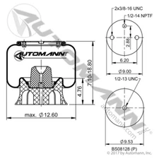 AUTOMANN Air Spring ROLLING LOBE AB1DK231-8813