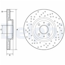 2x Bremsscheibe vorne für Abarth 500-595-695 500C-595C-695C | 26226077