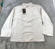 Chef Works Executive Chef Jacket Mens 46 White Double Breasted Cotton Uniform