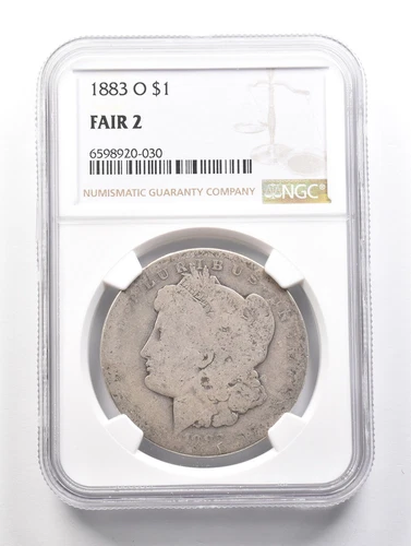 LOWBALL 1883-O Morgan Silver Dollar NGC Low Ball FR2 FR-2 Fair Pocket Piece *851
