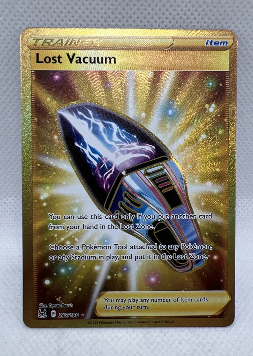 Lost Vacuum Sword & Shield Lost Origin 217/196 Secret Rare Pokémon TCG