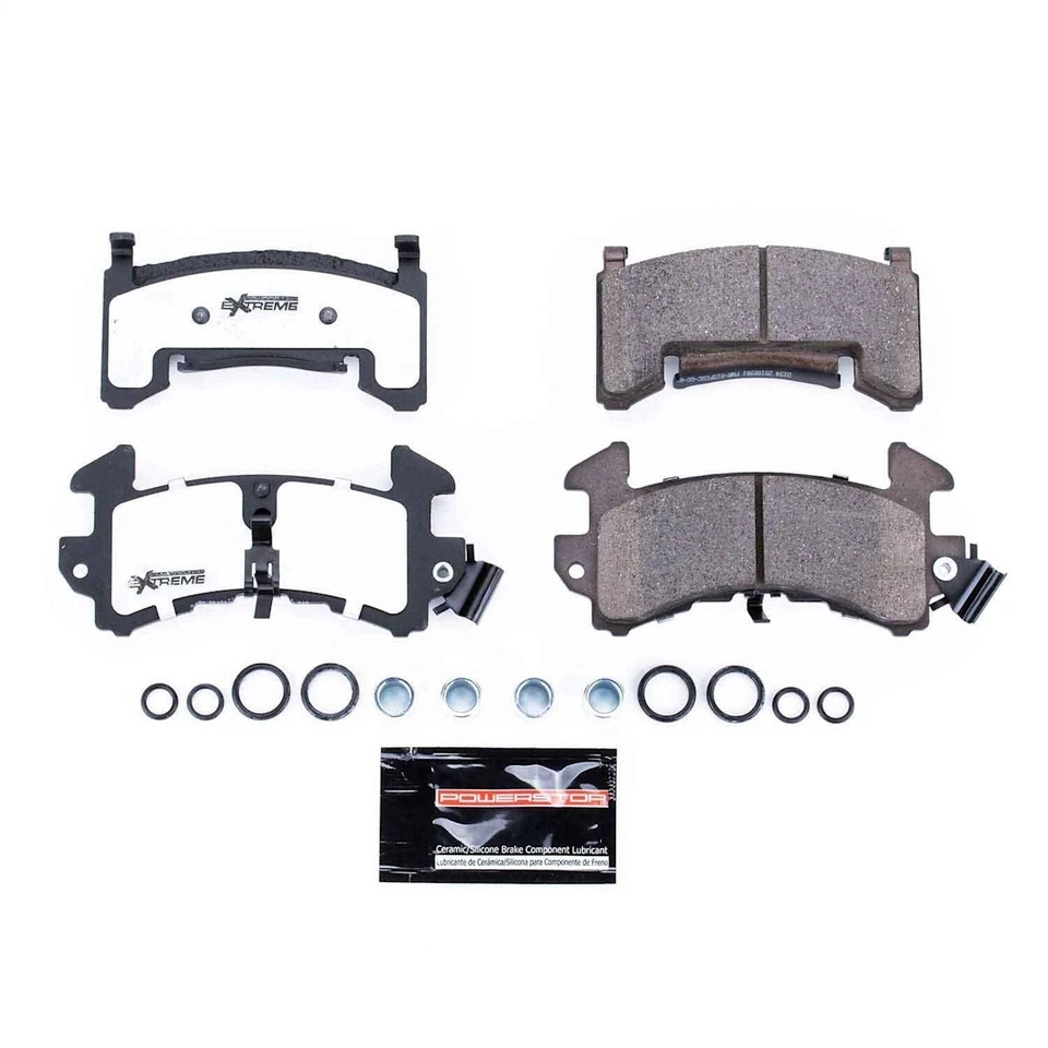 Conjunto de 2 rodas Z26-154 Powerstop conjunto de pastilhas de freio dianteiras ou traseiras para Chevy Olds Jimmy - Imagem 2 de 2