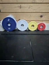 New Tempo Olympic Change Plate Set (pair Of 10, 5, 2.5, 1.25 pounds)