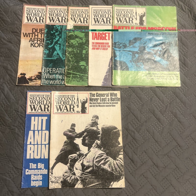 History Of The Second World War Magazine Part 20, 21,  23, 24, 27, 28 & 29
