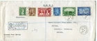 1935 SILVER JUBILEE CANADA PLAIN CLEAN REGISTERED FDC OTTAWA CDS PMKS TO ENGLAND