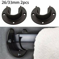 1 Pair Of Heavy Duty Closet Pole Stainless Steel Closet Rod End Support Holder