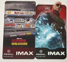 Lot of 2 Collectible Regal IMAX Tickets Deadpool & Wolverine/Red One