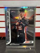 2025 Topps Chrome F1 Oliver Bearman Refractor Portrait RC Rookie Haas #14