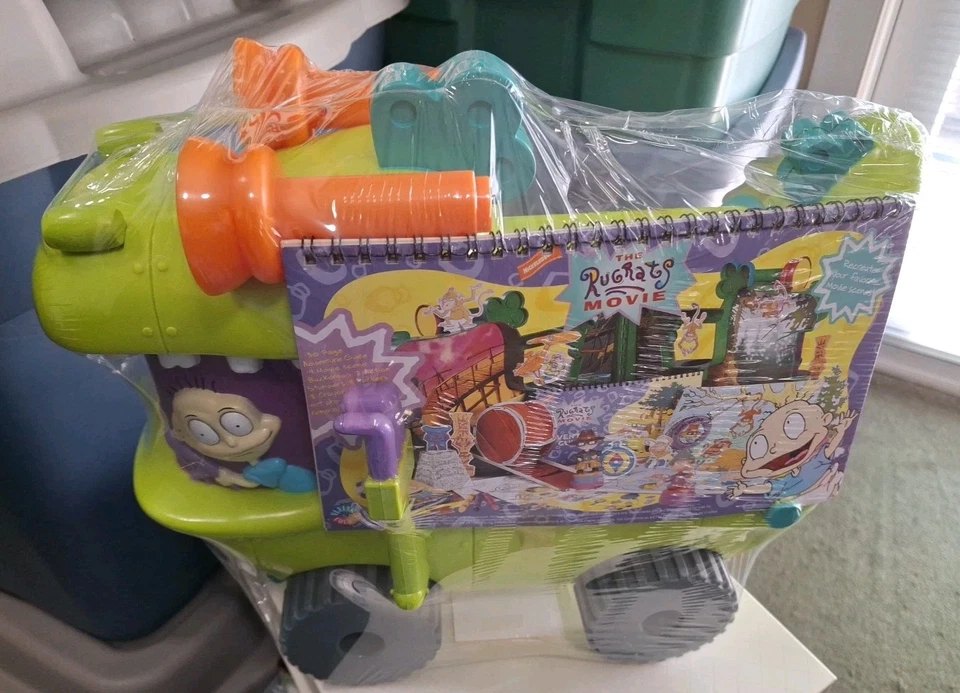 RARE  1997 RUGRATS REPTAR WAGON - Stamper Activity Case - FACTORY SEALED - Image 2 of 4