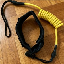 Surfing Leash Coiled Stretch TPU Paddle Board Tether