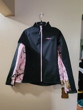 Habit Jacket Realtree Black Pink Camo Womens Size Large