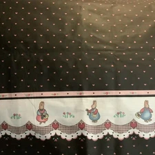 Daisy Kingdom Inc. Honey Bunny Collection Border Print 2-1/2 Yards X 45”