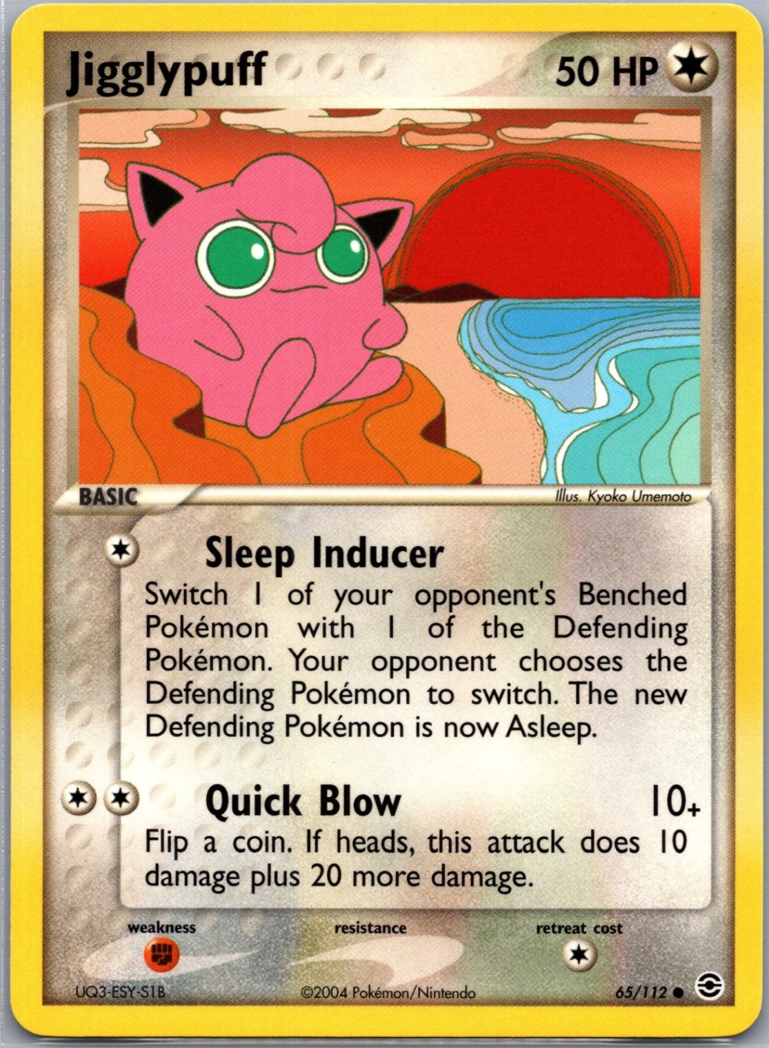 Jigglypuff FireRed & LeafGreen 65/112 Regular NM