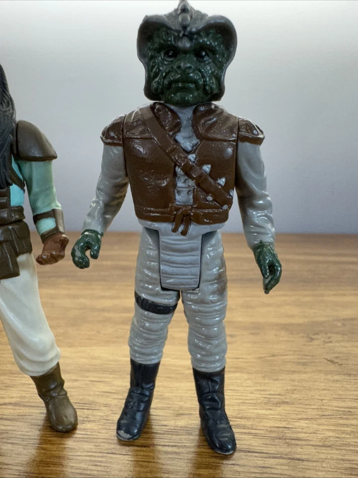 Lote de bonecos de ação 1983 vintage Kenner Star Wars ROTJ Jabba’s Palace Skiff Guards - Imagem 3 de 4