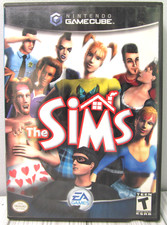 The Sims - GameCube Complete Disc Booklet Case Black Label Nintendo Vtg V3