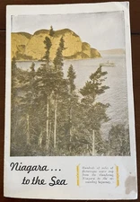 Lot 27 Pamphlet Brochure ‘Niagara To The Sea’ 1938 Holt & Renfrew Co Adverts Map