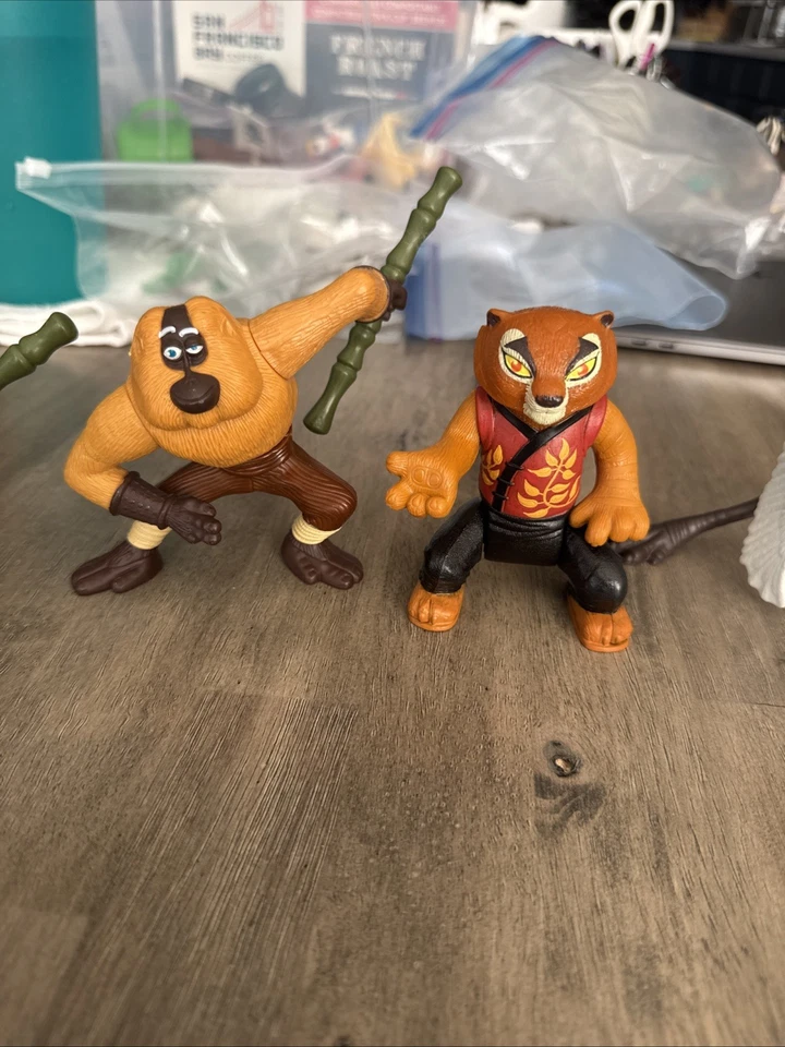 Фигурка Kung Fu Panda Master Figures 4 дюйма высокая игрушка 2008 McDonalds Happy Meal - Изображение 3 из 4