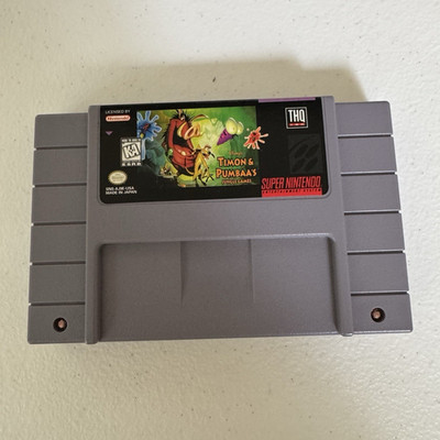 THQ Disney's Timon & Pumbaa's Jungle Games (Super Nintendo SNES) NTSC-U/C