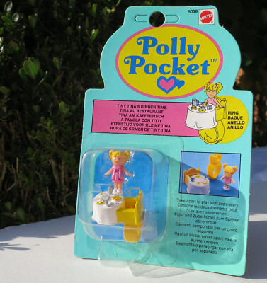 Mini Polly Pocket Tiny Tina´s Dinner Time NEU OVP Bluebird