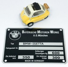 PLACA DE IDENTIFICACIÓN PARA ISETTA 300