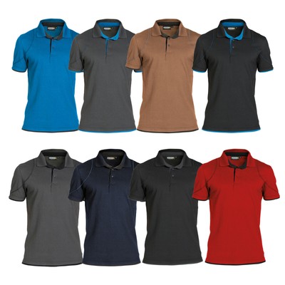 DASSY  Orbital Zweifarbiges Poloshirt Arbeitsshirt Arbeitskleidung Herren Polo 
