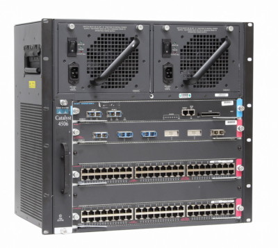 Cisco Catalyst 4506 Switch / 800-21733-04 / 2x WS-X4448-GB-RJ45