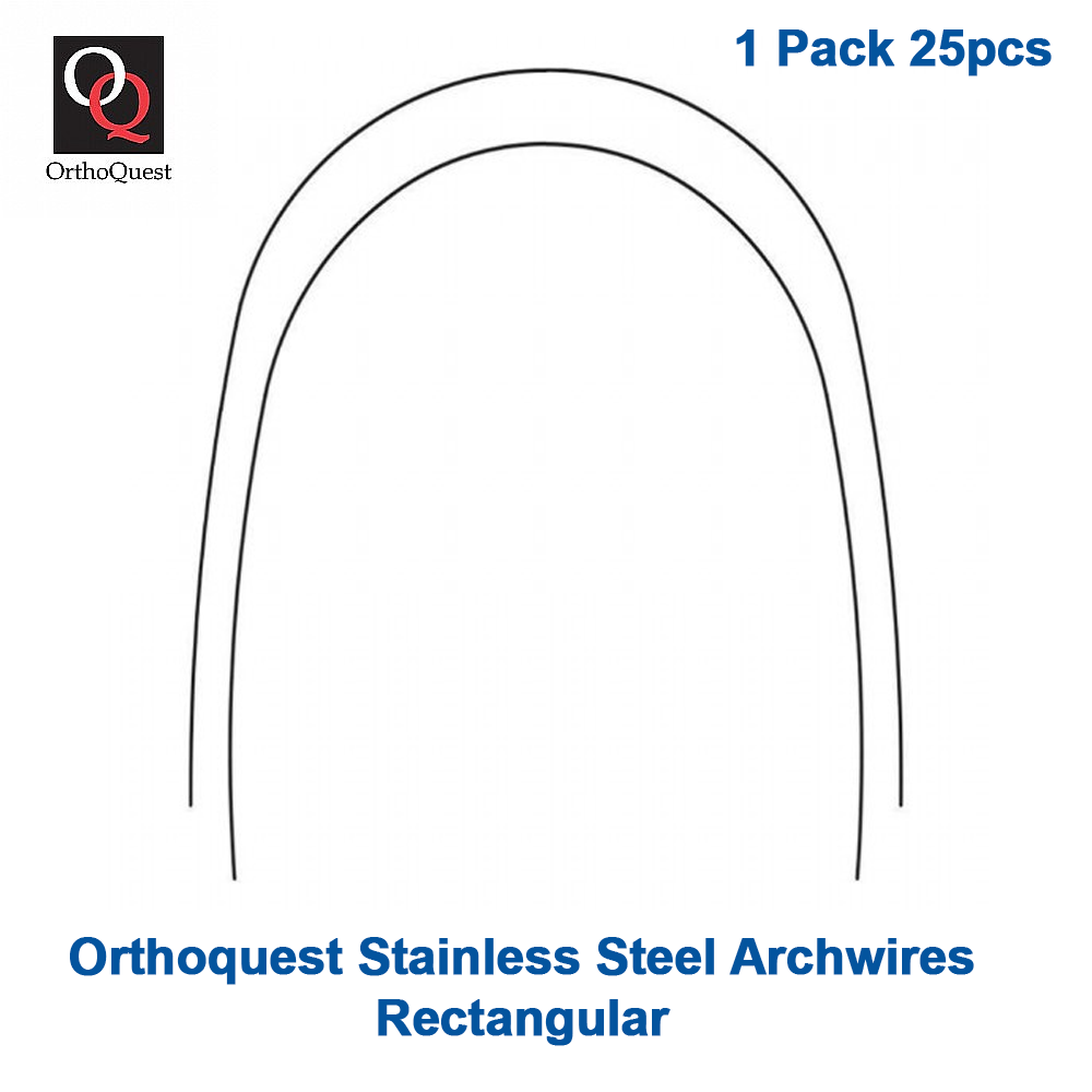 Dental Orthodontic Orthoquest Stainless Steel Archwires Rectangular