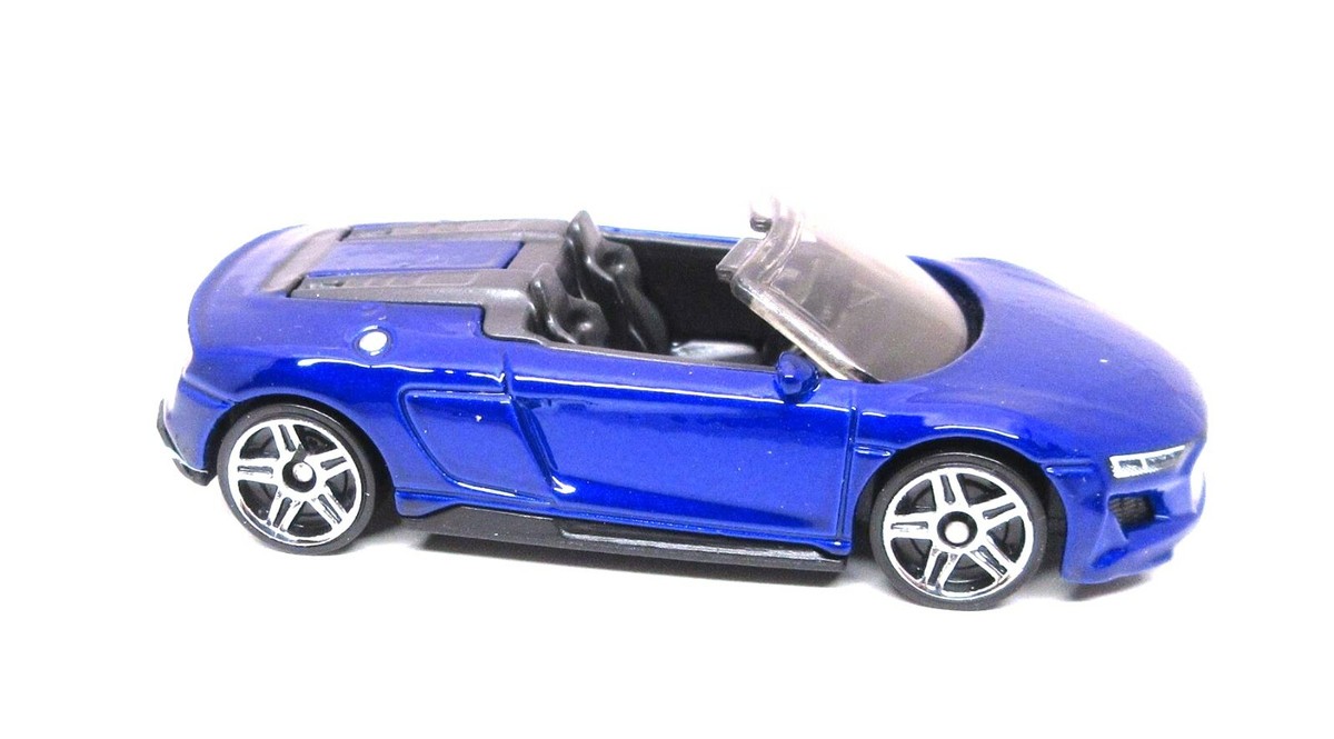 Hot Wheels 2019 Blue Audi R8 Spyder Kids Model Diecast Toy Car