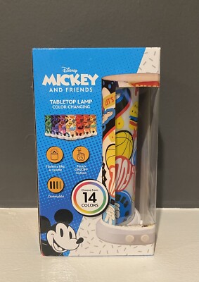 Disney LED Nightlight Mickey Mouse & Friends Tabletop Lamp Color Changing NEW