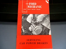 1954 Ford Factory Original Dealership Power Brakes Shop Repair Manual