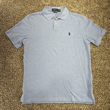 Polo Ralph Lauren Shirt Mens Small Classic Fit Light Blue Short Sleeve
