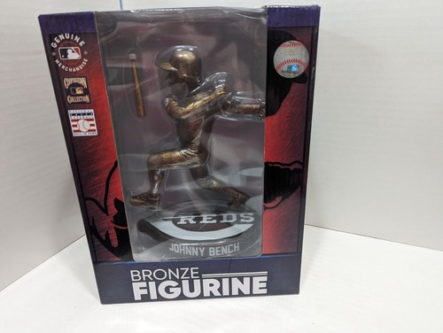Johnny Bench Cincinnati Reds HOF Bronze Statue Figurine Limited Edition NIB RARE - Picture 9 of 17