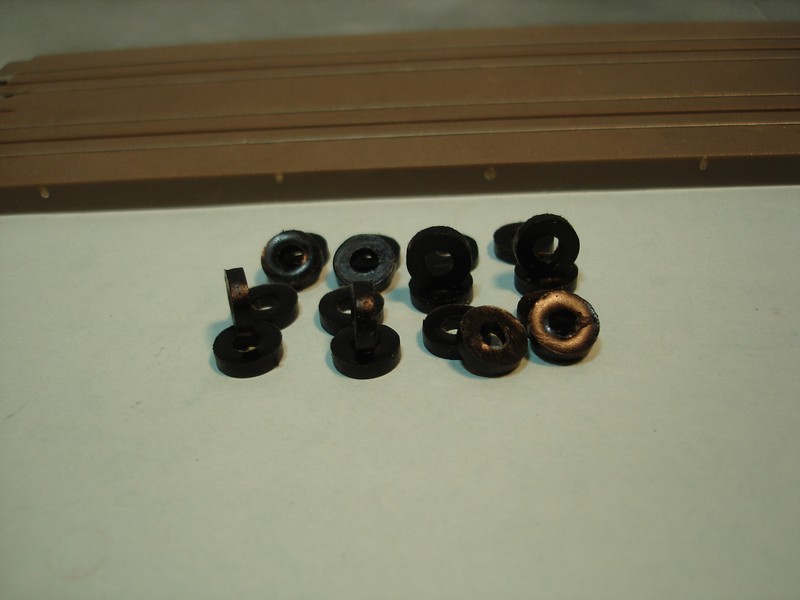 20 PAIR SILICONE BLACK NARROW TIRES FITS AURORA T-JET 500 STOCK HUBS