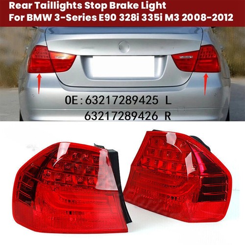 4PCS FOR BMW 3 SERIES E90 09-12 SALOON REAR LIGHT INNER + OUTER LIGHTING LAMPS - Picture 3 of 21